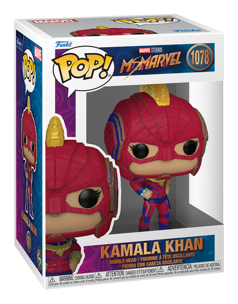 Funko pop!Marvelフィギュアシリーズ3点セット Funko POP! Marvel Ms. Marvel Kamala Khan 1078 – AlleyKatzToyShop