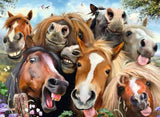 Ravensburger Jigsaw Puzzle Selfies - Horsing Around - 500 Pieces Puzzle