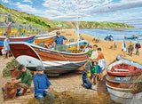 Ravensburger Jigsaw Puzzle Happy Days at Work, The Fisherman - 500 Pieces Puzzle