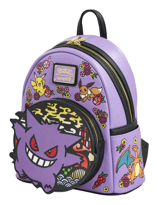 Loungefly Pokemon Embroided wagara Mini Backpack