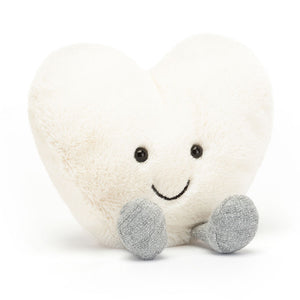 Jellycat Amuseables Cream Heart Small