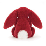 Jellycat Bashful Luxe Bunny Scarlett medium size