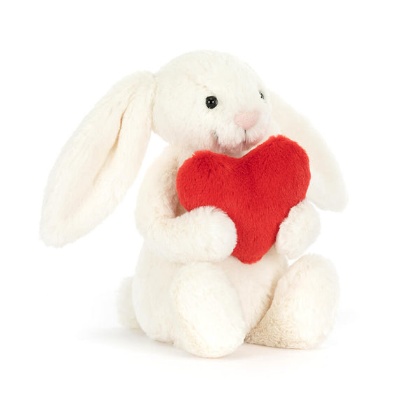 Jellycat Bashful red love heart bunny original