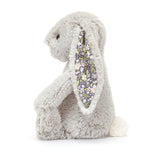 Jellycat Medium Bashful Blossom Silver Bunny Bloom