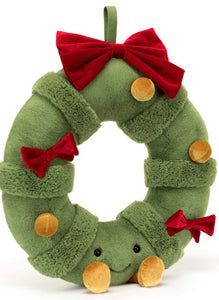 JellyCat Amuseables Christmas wreath