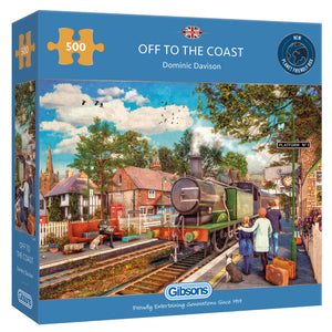 Gibsons Off to the Coast 500 Piece Puzzle