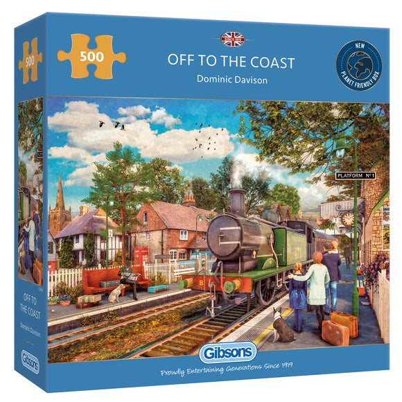 Gibsons Off to the Coast 500 Piece Puzzle