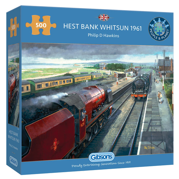 Gibsons Hest Bank Whitsun 1961 500 Piece Puzzle