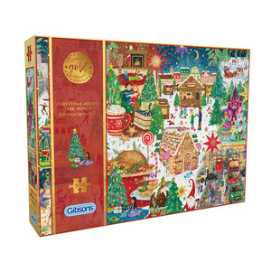 Gibsons Christmas Around the World Special Edition 500 Piece Puzzle