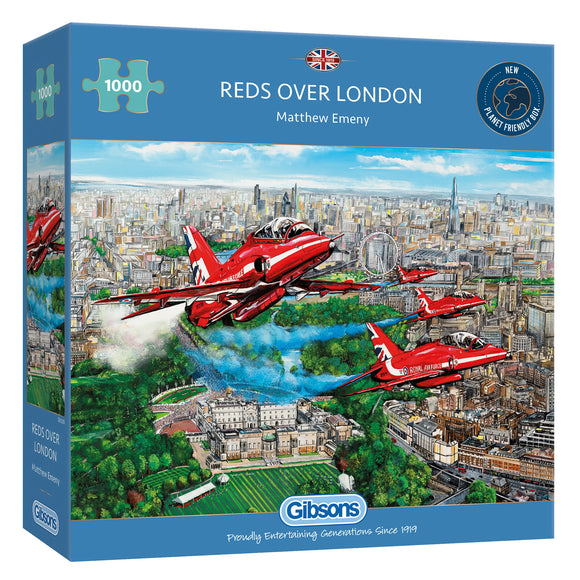 Gibsons Reds Over London 1000 piece puzzle