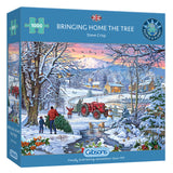 Gibsons Bringing Home the tree for christmas 1000 piece puzzle