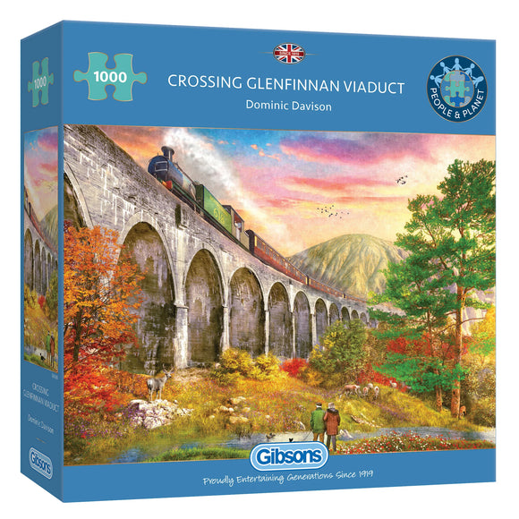 Gibsons Crossing Glenfinnan Viaduct 1000 Piece puzzle