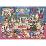 Gibsons Feline Festivities 1000 piece puzzle