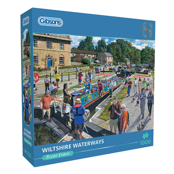 Gibsons Wiltshire Waterways 1000 Piece Puzzle