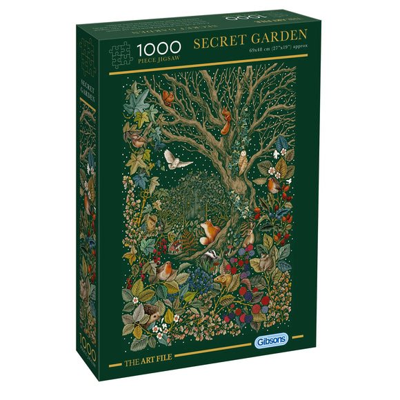 Gibsons The Art File: Secret Garden 1000 Piece Puzzle