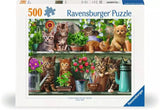 Ravensburger Jigsaw Puzzle Cats on the Shelf - 500 Pieces Puzzle