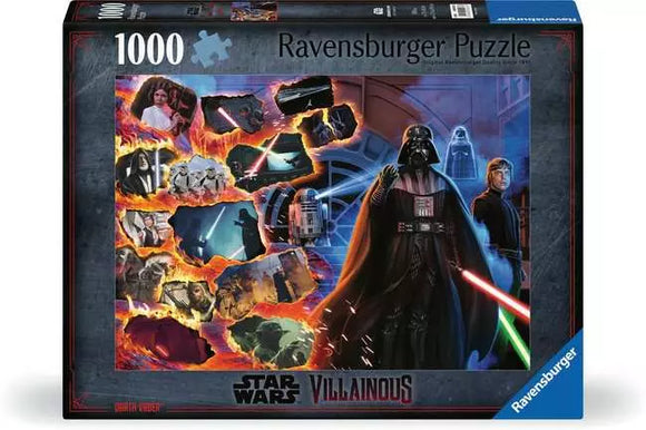 Ravensburger Star Wars Villainous, Darth Vader - 1000 Pieces Puzzle