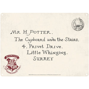 Harry Potter Tin Sign A5 - Harry Potter (Letters)