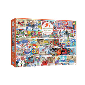 Gibsons Space Hoppers and scooters 1000 piece puzzle