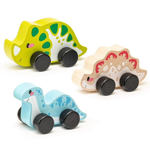 Cubika Wooden Push Joyful Dinos