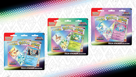 Pokemon Scarlet And Violet-Prismatic Evolution Tech Sticker Collection