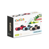 Cubika Wooden Push Racing Cars